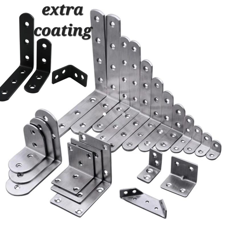 Plat Siku Besi L Rak Penyangga Ambalan Bracket L Stainless - Shop ...