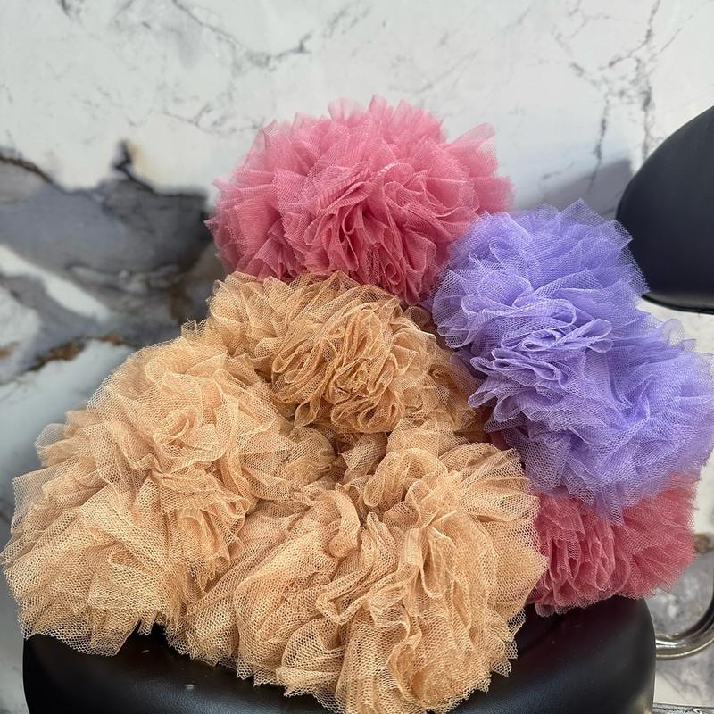 Cepol Hijab Anti Pusing Size Natural Srunchie Hijab Kinciran Bahan Soft Tile Premium - Kunciran, Scrunchie 2
