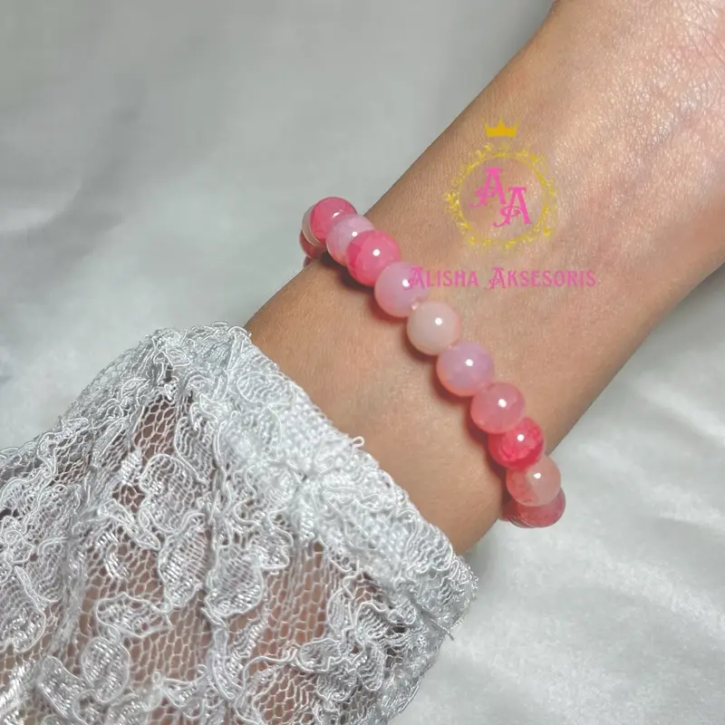 Alisha Aksesoris - Gelang Batu Giok Pendamai Hati Aksesoris Wanita 2