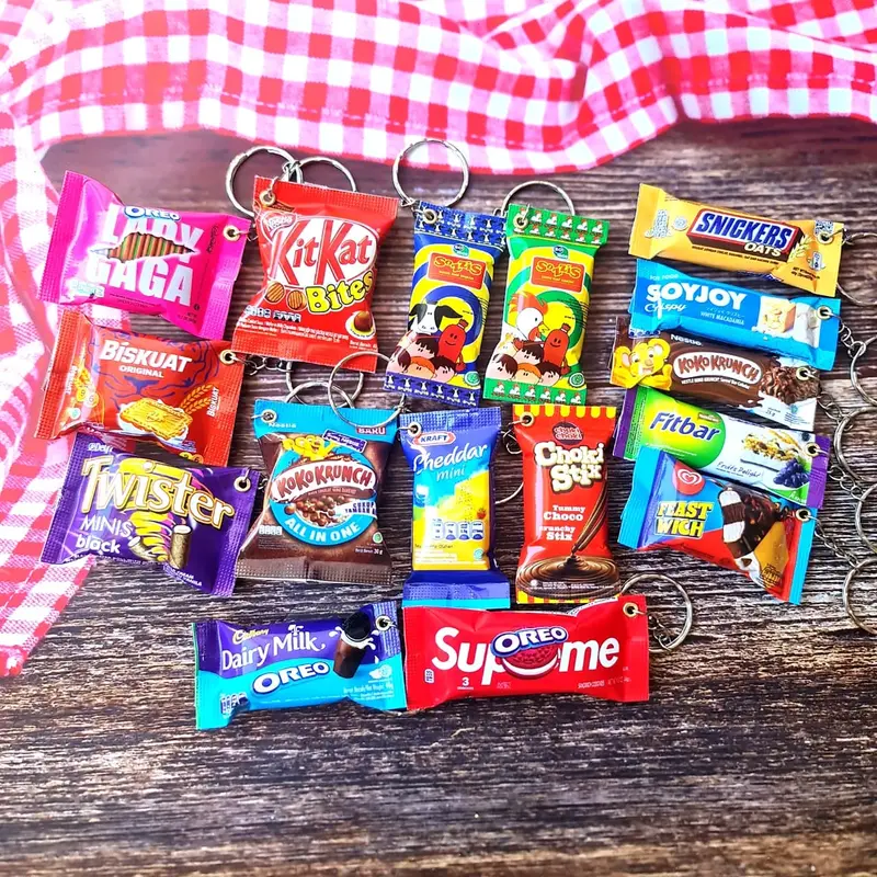 gantungan kunci snack / souvenir by kadokado.idn 4