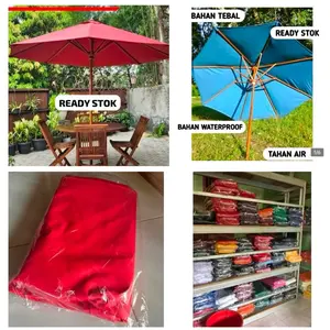 Kain Payung Cafe DM 3m / Kain Payung Kantata Ready Stok