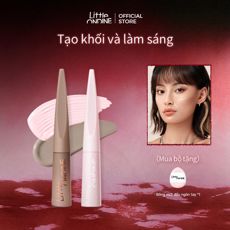 【STORE LIVE Kem Highlight dạng lỏng Little Ondine tạo khối bắt sáng má hồng