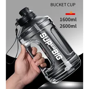 Termos Botol Minum Gym Fitness Olahraga Sport Water Bottle Jumbo 1,6L / 2,6L (SLB-0014)
