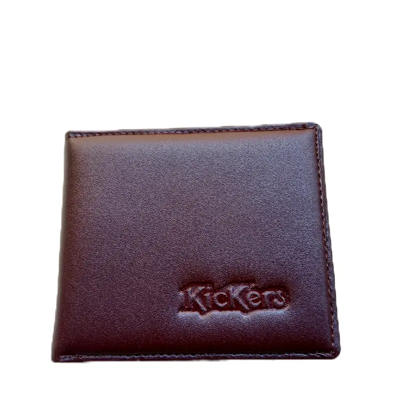 Dompet Pria Kulit Sapi Kickers Simpel Elegan 6+2 Slot Kartu Resleting - Barang Baru Uang Koin Masuk 1