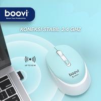 Gambar Boovi M340 Wirelss Mouse Untuk Windows MacOS - 2.4GHz Wireless Ringan Garansi 1 Tahun - Black dari Boovi Official Kota Administrasi Jakarta Barat 2 Tokopedia