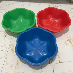12 pcs Waskom Mawar Warna Cerah untuk Kebutuhan Rumah Tangga