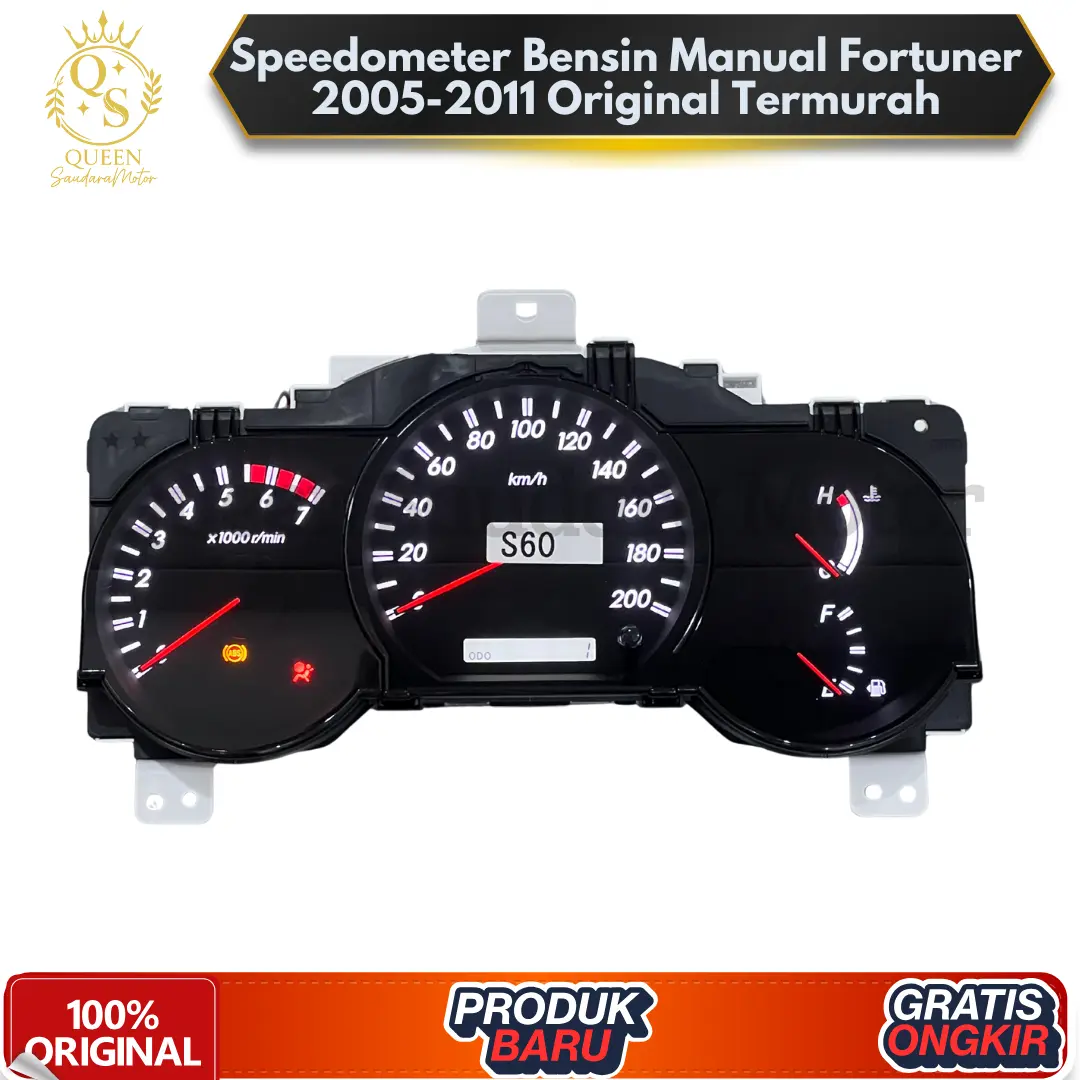 Speedometer Bensin Manual Fortuner 2005-2011 Original Termurah