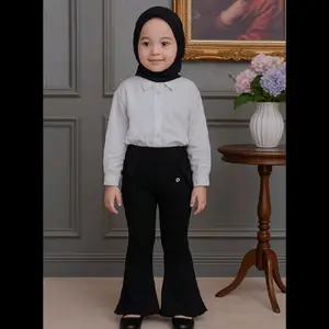 celana legging anak/cutbray rib 0-6th
