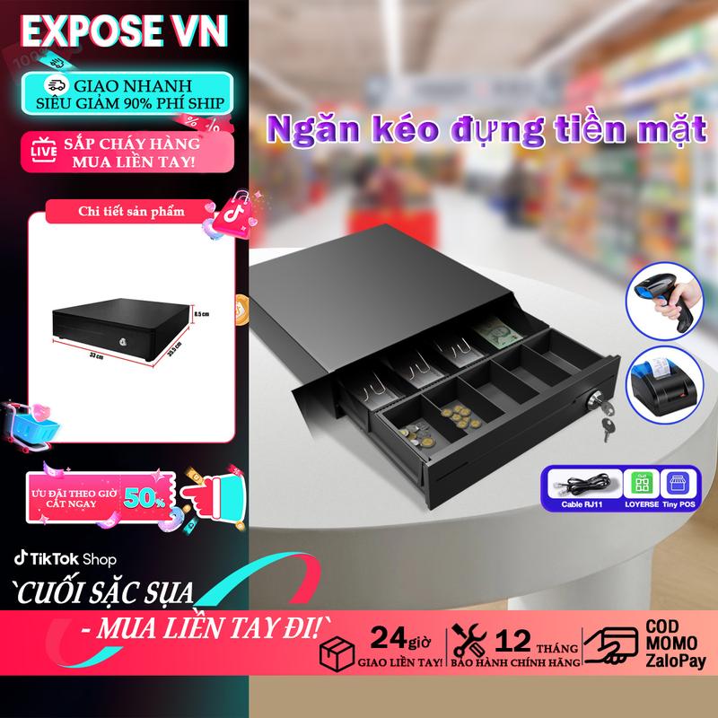 Két Tiền Thu Ngân, Ngăn kéo đựng tiền Roco - Hàng Nhập Khẩu