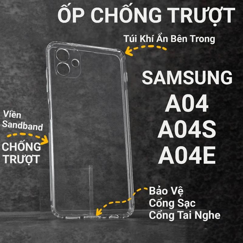 Ốp lưng cho Samsung A04, A04s, A04E Chống trượt Vỏ dẻo TPU silicon cao cấp…