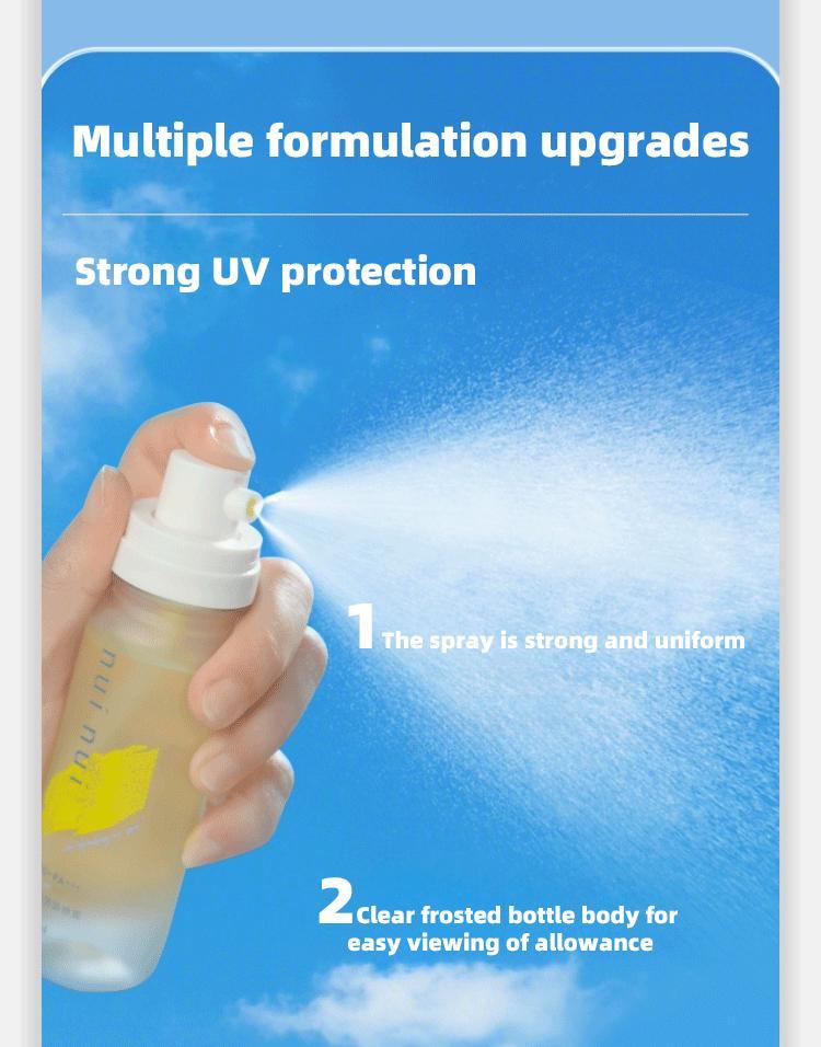 Product Introduction of (2) [Nui Nui] sunscreen spray UV protection 90ml/Pcs 2