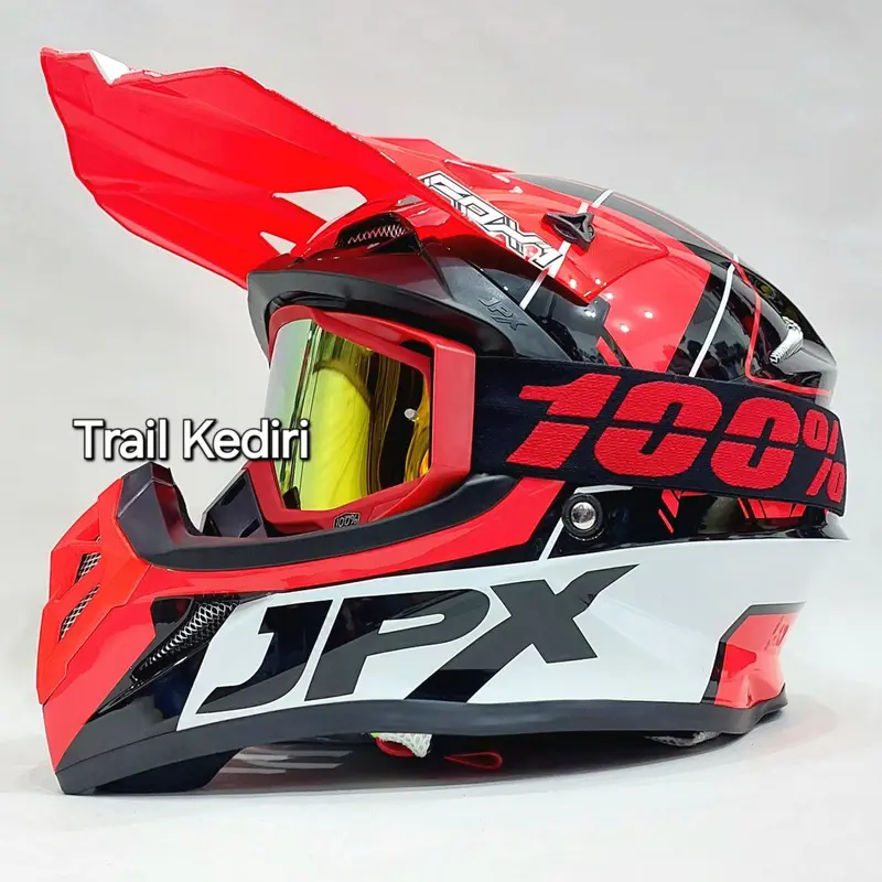 Jpx Cross X31 Fox 1 Orange Glossy Helm Trail Google 1