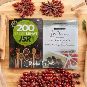 Paket 2 Buku Resep Sehat 200 JSR | Kiat Hidup Sehat Dengan Konsep Panas Dingin | Full Colour Bergambar | Motivasi Hidup Sehat