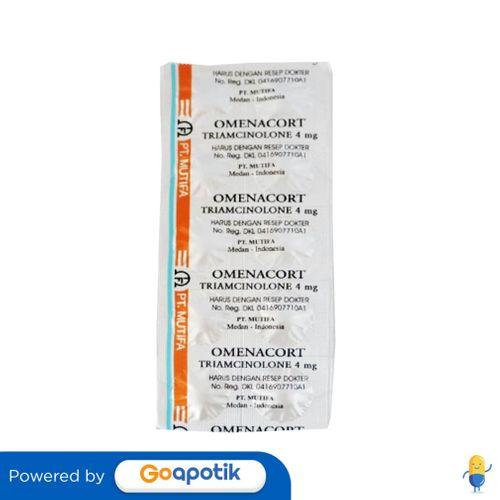 OMENACORT 4 MG STRIP 10 TABLET