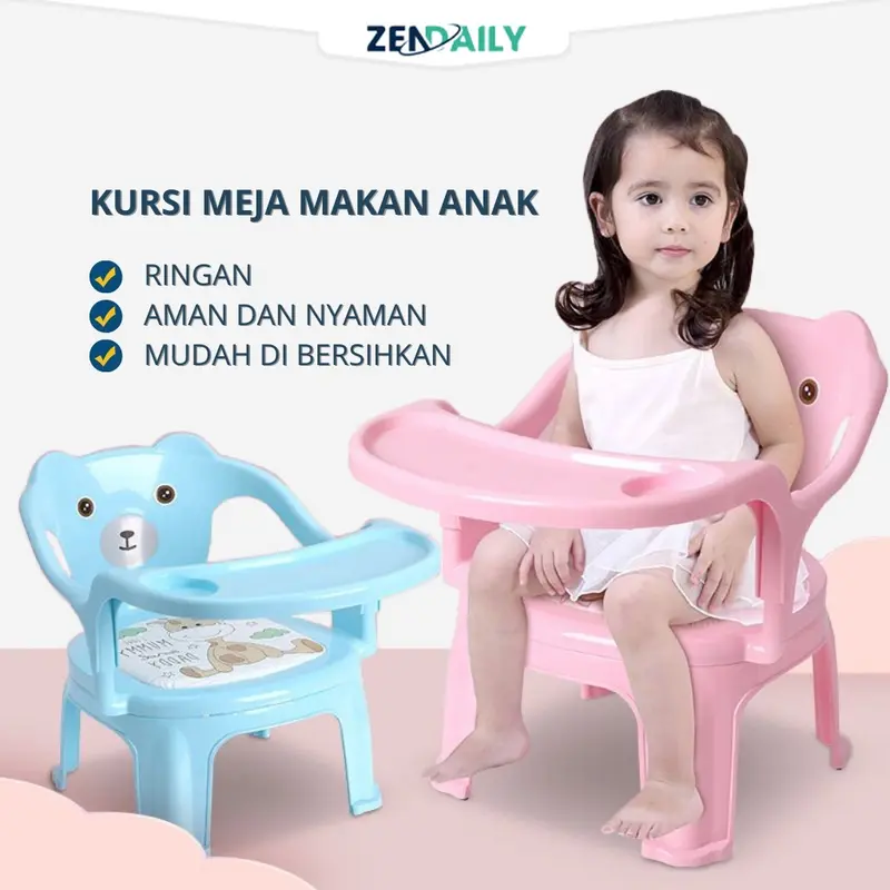 ZENDAILY Kursi Makan Anak Children's Dining Chair Kursi Bayi Kursi Anak 2