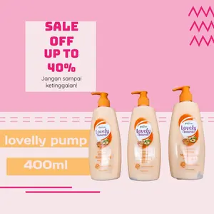Lovelly Natural Lhand Body Ovelly Pump 400 ml Isi 1 pcs dan 3 pcs - Sale Off Hingga 40% Jangan Sampai Ketinggalan
