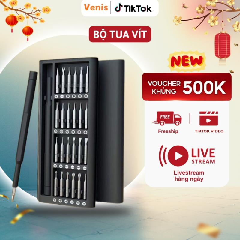 Bộ Tua Vít Đa Năng, Bộ Tô Vít Đa Năng Mini 24 Đầu Nhỏ Sửa Điện Thoại, Mở…
