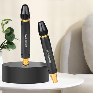 High-pressure nozzle, black pagoda alloy nozzle, plastic valve body, direct spray for car washing, garden cleaning, portable, durable and heavy-duty