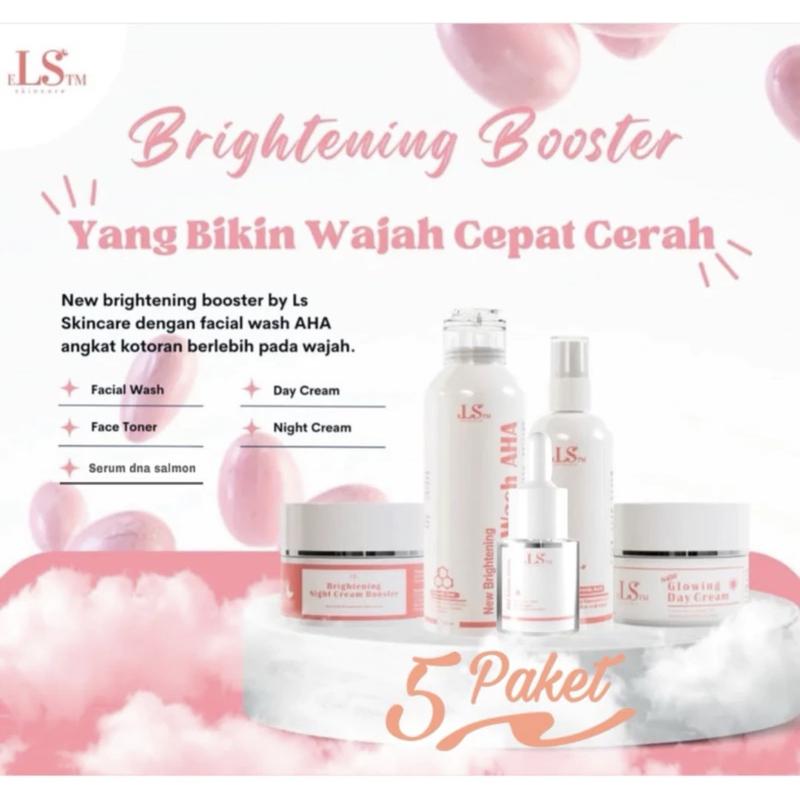 Product Introduction of LS SKINCARE 5 IN 1 BRIGHTENING BOOSTER GLOWING + SERUM DNA SALMON BPOM 3