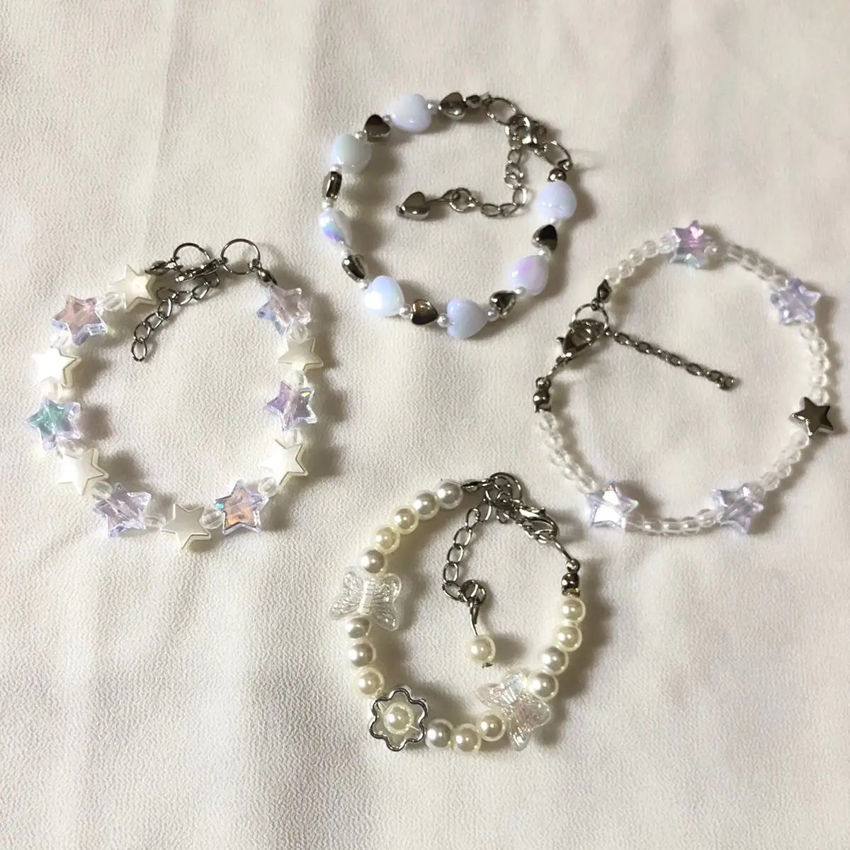 BRACELET RANTAI manik manik cantik /  gelang manik / gelang mutiara wanita