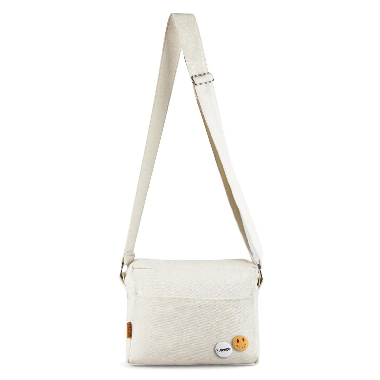 PUSHOP PAKET KOMBO HEMAT Tas Selempang Pria Wanita - Beli 1 Dapat 2 Tas selempang Slingbag Casual Paket Canvas Corduroy Hitam PUSHOP PAKET KOMBO HEMAT Tas Selempang Pria Wanita - Beli 1 Dapat 2 Tas selempang Slingbag Casual Paket Canvas Corduroy Hitam