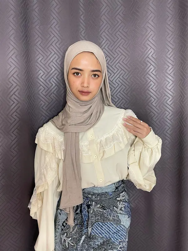 [DIAN]Blouse atasan renda wanita lengan panjang korean style Baju Casual 2
