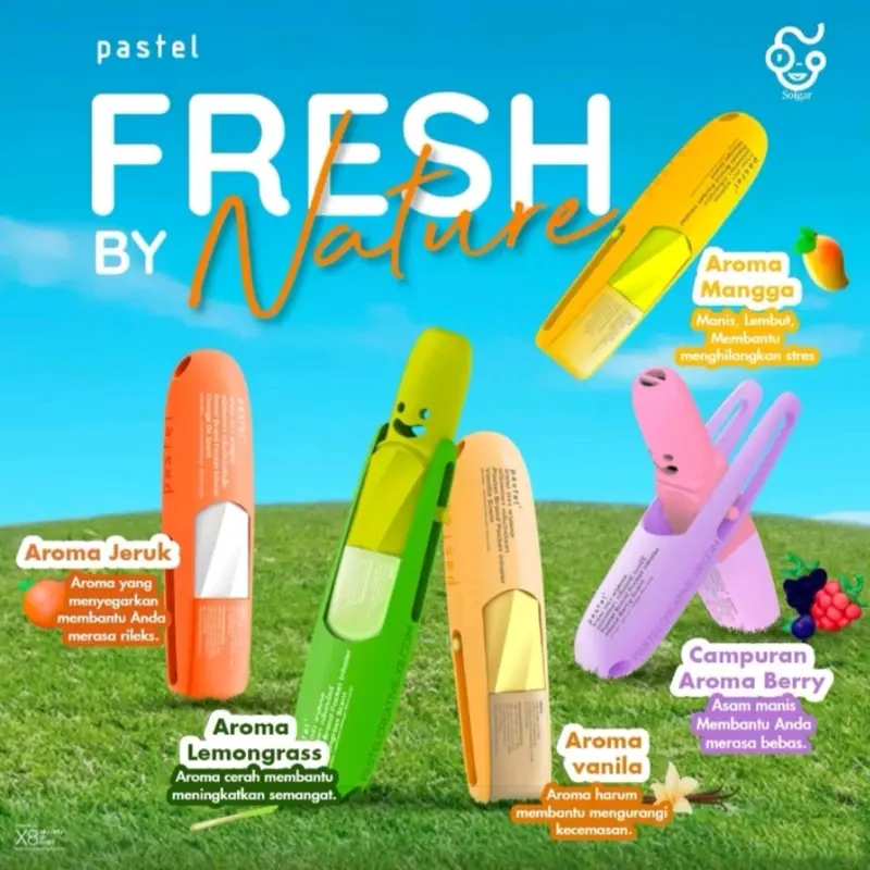 Inhaler pastel fruity series 1