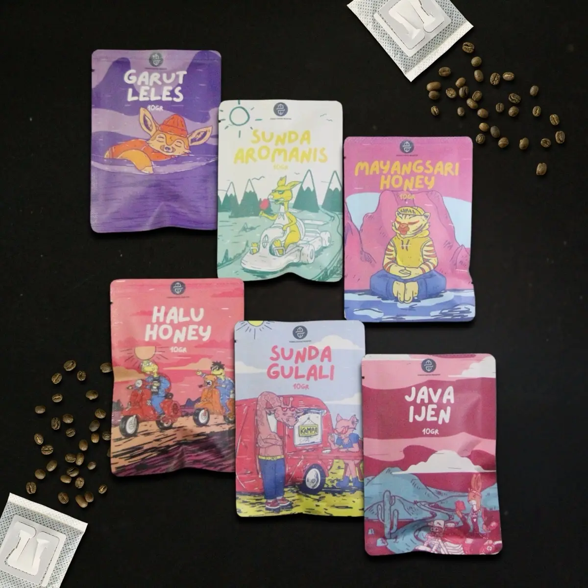 Drip Bag Arabica Coffee Kaman Single Origin Sachet