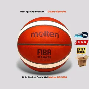 M0LT3N bola basket IBL m0lt3n BG5000 ORIGINAL basketball m0lt3n BG5000 FIBA Approved Official In/Outdoor