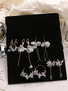 Juego de pendientes con diseño de flores, joyería de moda para fiesta, decoración de ropa diaria, joyería de moda para todo fósforo y exquisita para regalo de cumpleaños