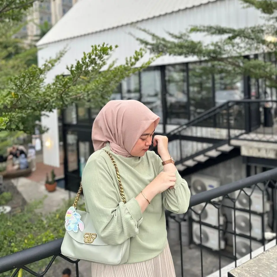 At Tasmal - Blouse  Atasan Wanita Al Ghifa Lengan Panjang