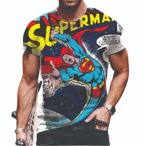 kaos premium warna netral kaos katun modal kaos distro original Superman Terbang Melalui Angkasa Dengan Jubah Merah Dan Setelan Biru Memegang Sebuah Planet Di Tangannya Dan Berkata Tolong Saya Tidak Bisa Bertahan Lebih Lama kaos motif typografi kaos shirt