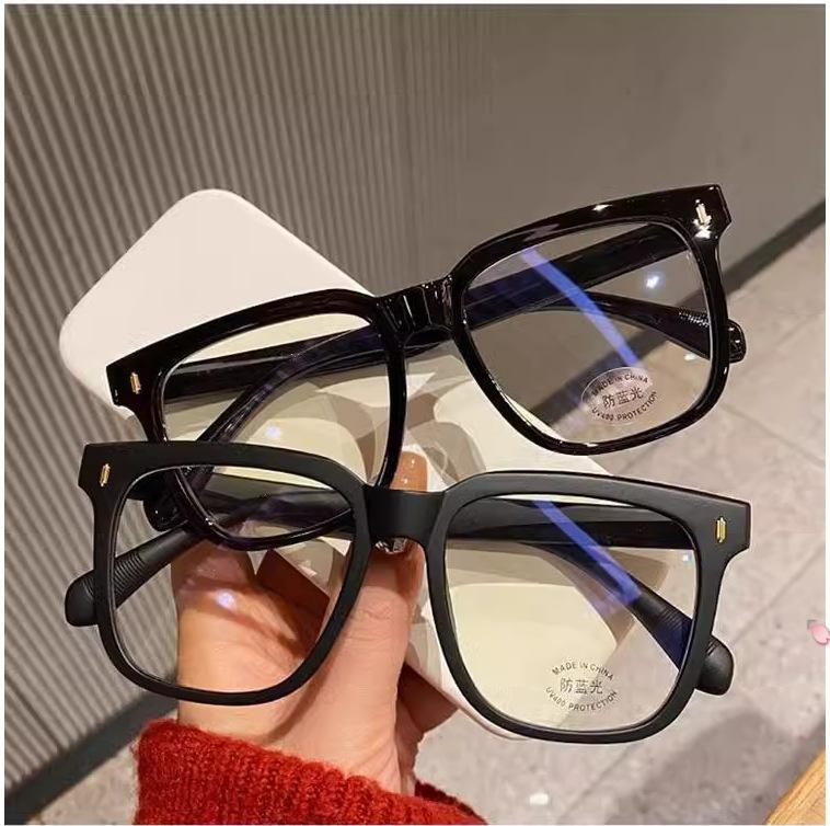 Mắt Kính Giả Cận Form Vuông Phong Cách Retro Thời Trang Hàn Quốc Dành Cho Nam Nữ K86