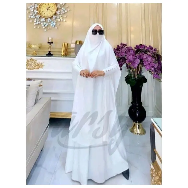 Gamis Viral l Arsyyla Dress l Gamis murah l Cadar l Satu Set Khimar l Kondangan l Syari l Gamis Umroh Dewasa Remaja Lebaran Pesta Wanita Muslim Maxi Ceruty Mewah Mutiara 0