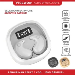 VICLOOK Sleep Headset Bluetooth Earphone Wireless TWS V5.3 Noise Reduction Earhooks