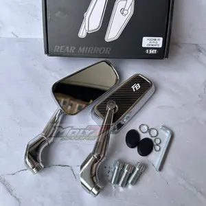 Fastbikes Spion Model H2C Silver Hitam Universal Semua Motor Matic Kopling PNP Ready Kualitas Asli Desain Modern Elegan