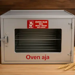 Oven Sayur - Oven Serbaguna Anti Karat Stainless Steel dengan Kaca Pengintip Cocok untuk Kue Roti Sayur dan Camilan Tidak Perlu Listrik Bisa Digunakan di Atas Kompor Gas