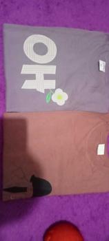 Product Review of Lookit - Kaos Atasan Baju Oversize Wanita Slit Samping With OH Cotton Combed Nyaman Santai Soft Polos Casual from a**_ 1