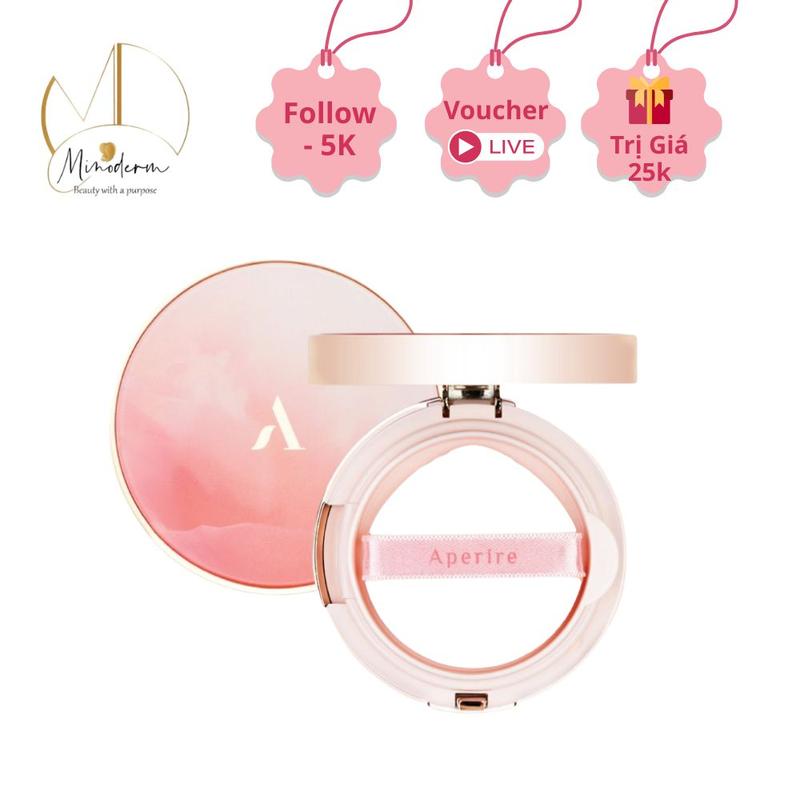Cushion Aperire Day Dream Cover SPF50+ PA++++ Phấn Nước Chống Nắng Che Phủ Hoàn Hảo Và Bảo Vệ Da Toàn Diện 13g