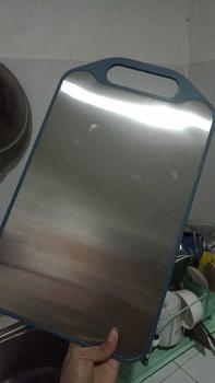 Product Review of Talenan 2 sisi two sides cutting board stainless steel + PP A-07763 from j**l 0