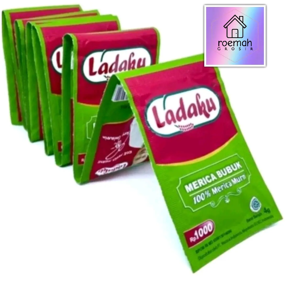 Ladaku Merica Bubuk 1 Renceng isi 12 sachet Rempah Spices Masakan