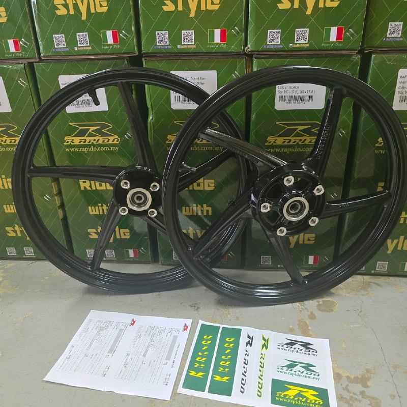 Rapido rim 501 Y15zr 1.60/1.60-17 original rapido - TikTok Shop Malaysia