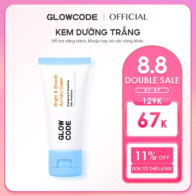 Kem body trắng da Glowcode dưỡng trắng nách giảm thâm nách khuỷu tay Đầu gối dưỡng ẩm với niacinamide kem dưỡng trắng