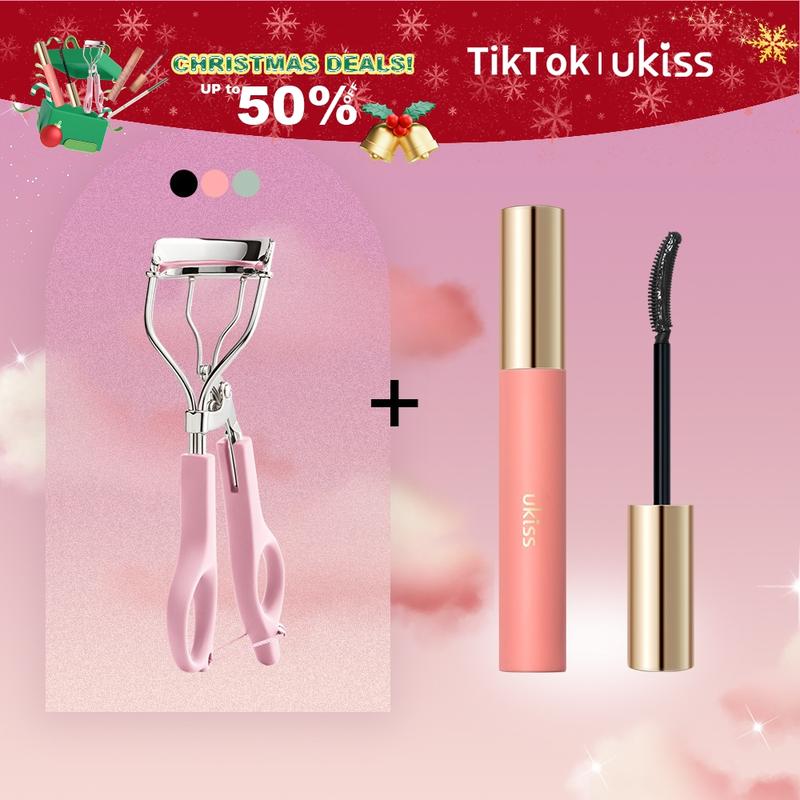  UKISS Kẹp mi Cộng Với Kem Lót Lông Mi 5g Bộ  Lâu Trôi Giữ Cong Không Thấm Nước Mascara Chống Nhòe Chống Chuyển Nhượng Bộ Mỹ Phẩm Phụ Nữ Trang Điểm 