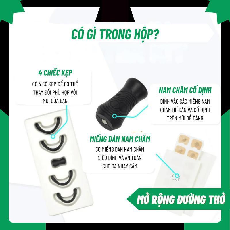 【COD-Ưu đãi lớn】 Kẹp Mũi Nam Châm Mở Rộng Đường Thở Rexsports CHẤT LƯỢNG CAO giúp thông mũi giảm NGÁY, NGỦ NGON, TĂNG TẬP TRUNG 6