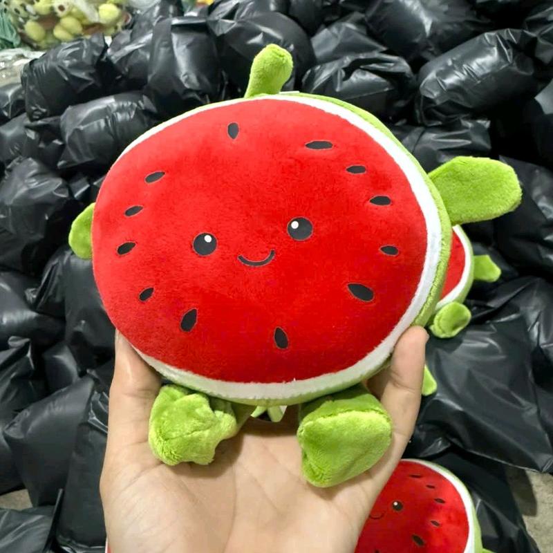  gấu bông Dưa hấu 15k vải miniso mềm mại cưng lắm 