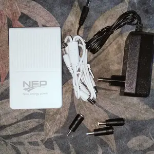 LUXARA UPS 12V 1.5A Mini UPS Baterai Cadangan - Anti Mati Listrik untuk WiFi Router Modem & Kamera CCTV Outdoor Tahan Air & Tahan Api, WiFi Tetap Nyala Saat Lampu Padam Darurat Rumah