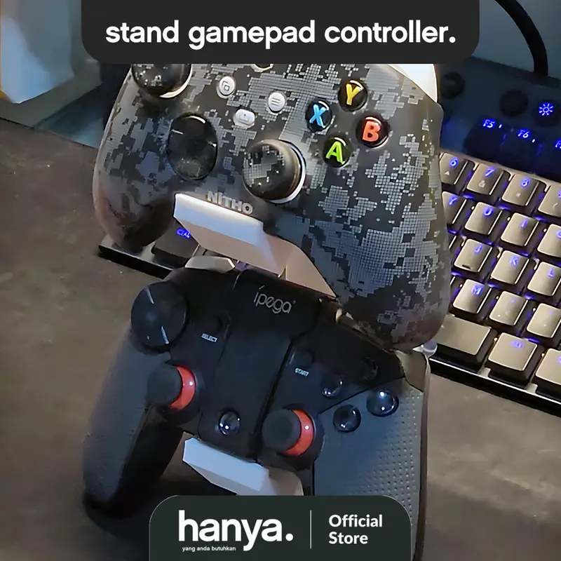 Stand Gamepad Controller 2 Tingkat Ringan Kokoh - Multi Level Gamepad Stand 0