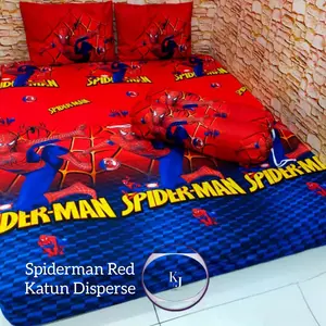 SPREI NEW MOTIF KARAKTER ANAK -di lengkapi dengan set sarung bantal dan sarung guling. T-20 Bahan Katun Disperse Lembut Adem