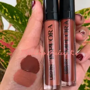 PAKET HEMAT OMBRE IMPLORA DUSKY NUDE & BROWN SUGAR Waterproof Gloss Lipstick  Kosmetik Bibir lip  tint